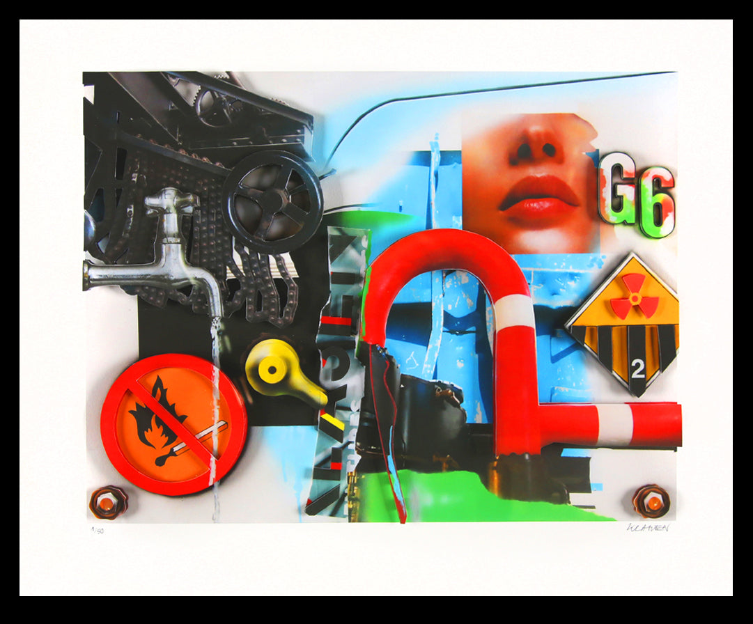 Klasen, Peter - Interdit de fumer / Volant - Giclée - signé à la main