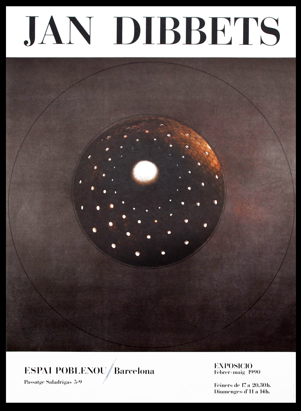 Dibbets, Jan - Espai Poblenou /Barcelone - affiche d'exposition