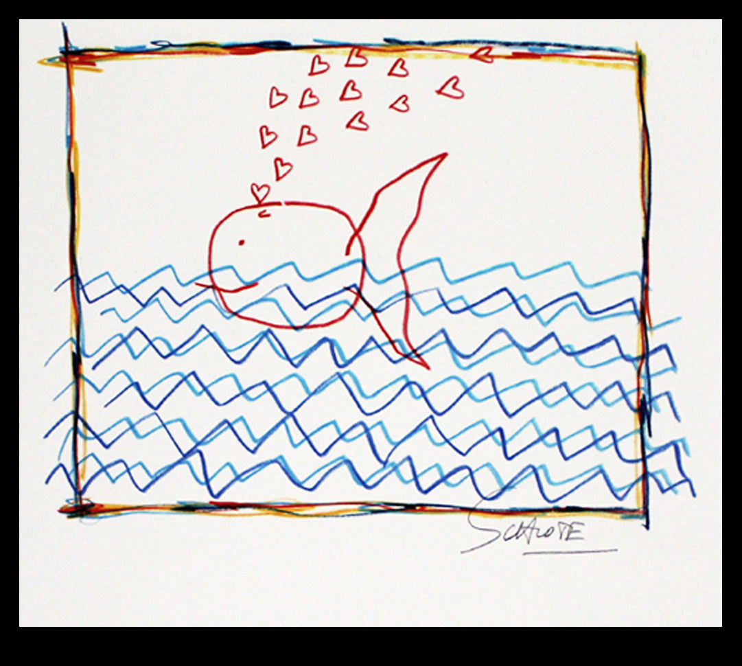 Schlote, Wilhelm - La Baleine, 2015 - Giclée - signé à la main