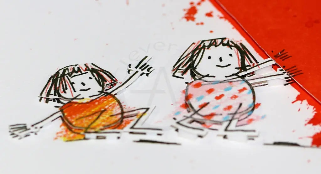 Schlote, Wilhelm - Liebe - 3D-Konstruktion - handsigniert Clever-Art