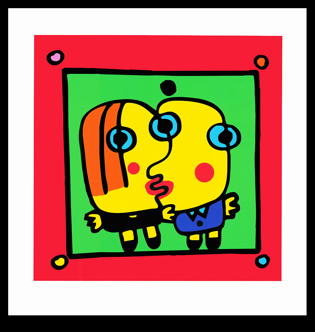 Basdera, Franz - Couple d'amoureux BAF - Giclée sur papier Hahnemühle - signé à la main