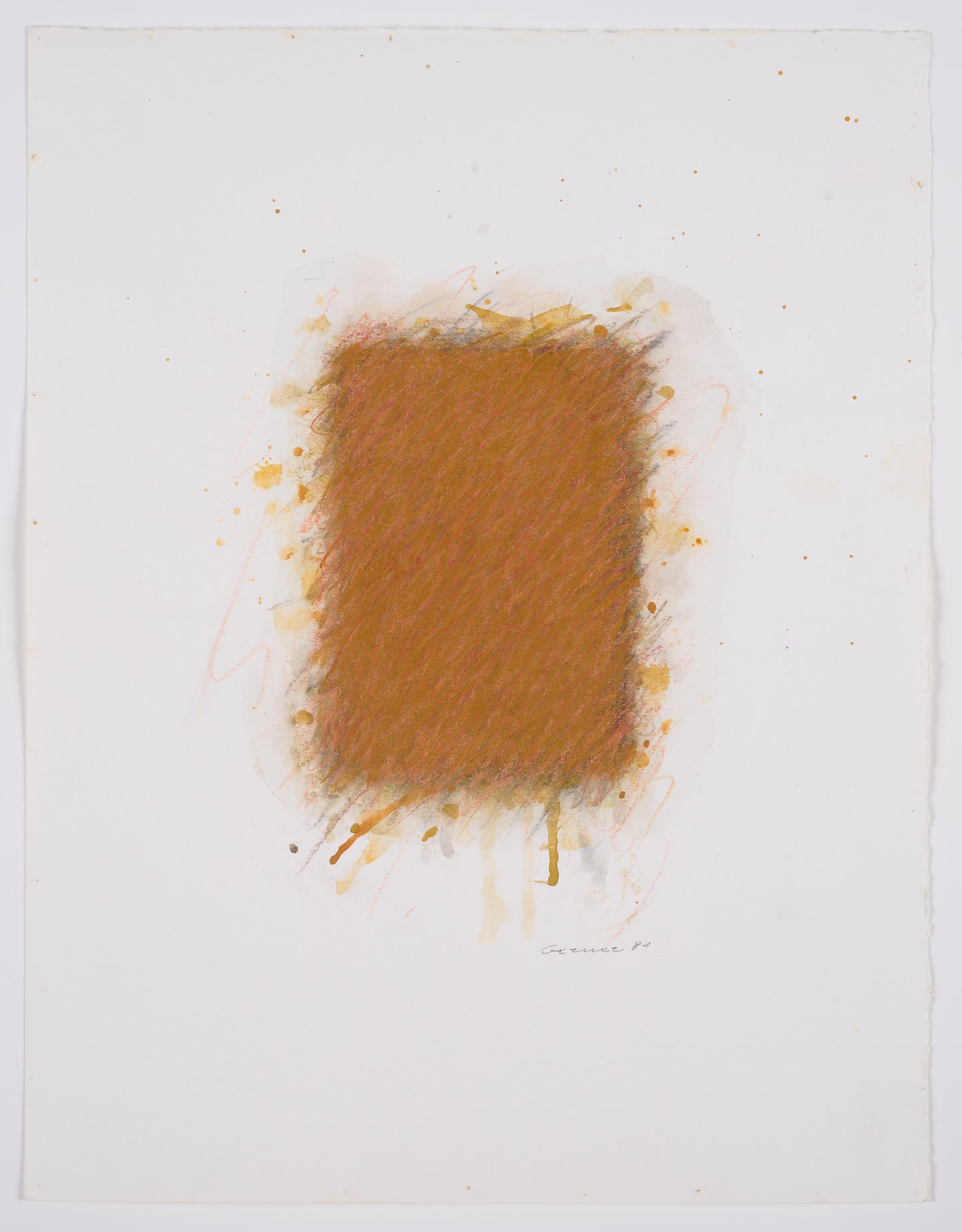 Berner, Bernd - ohne Titel - 1981 -138 - Gouache auf Bütten - handsigniert