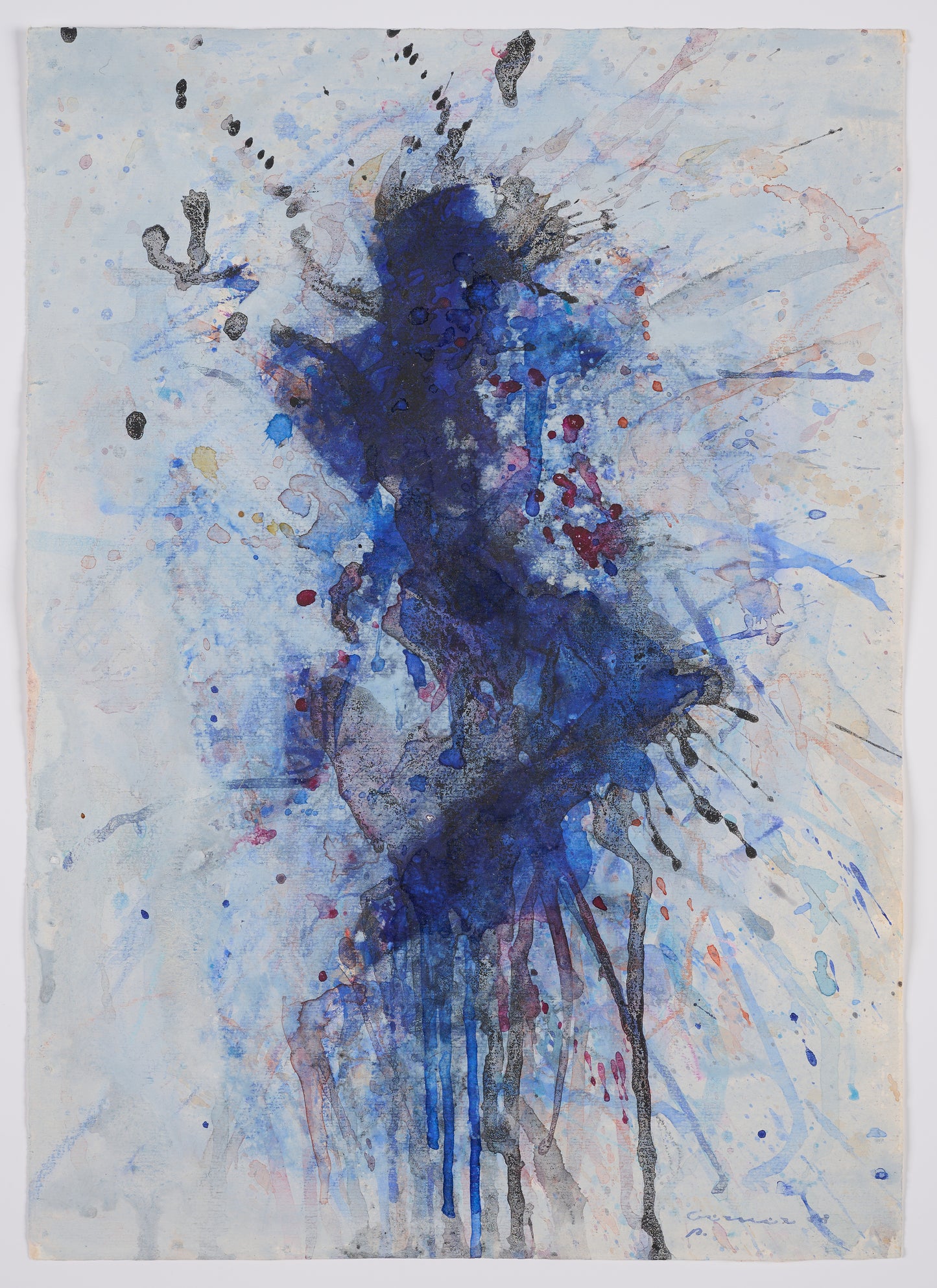 Berner, Bernd - ohne Titel - 1988 -88008 - Gouache auf Bütten - handsigniert