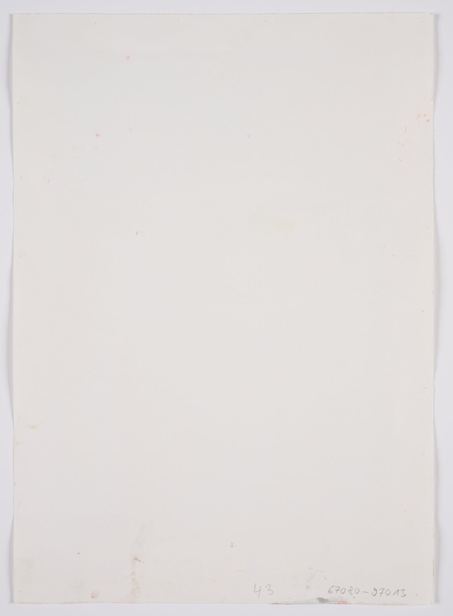 Berner, Bernd - ohne Titel - 1997 - 97013 - Gouache auf Bütten - handsigniert