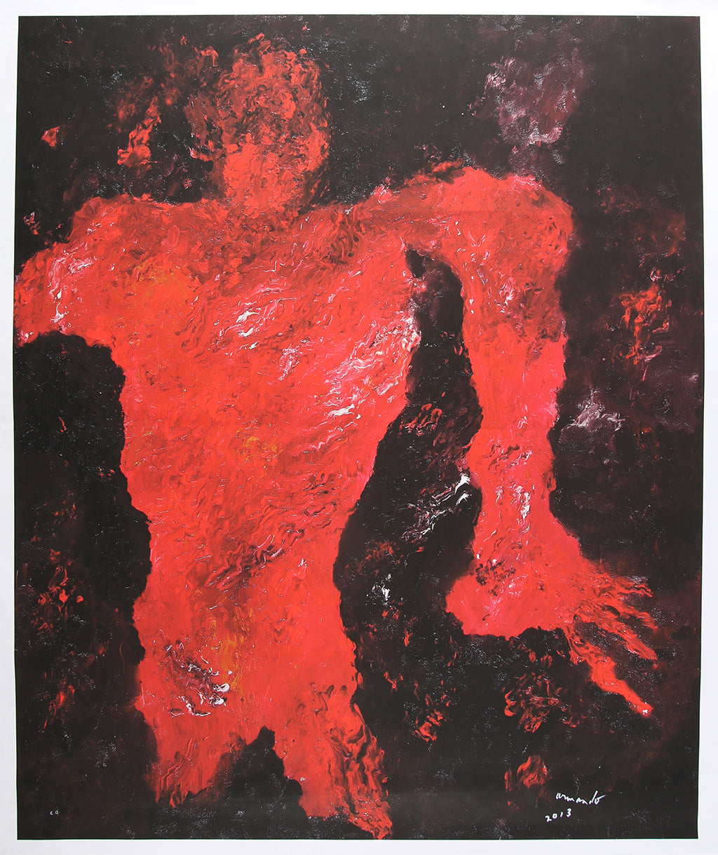 Armando - Figure - Giclée sur toile - BAT - signée à la main