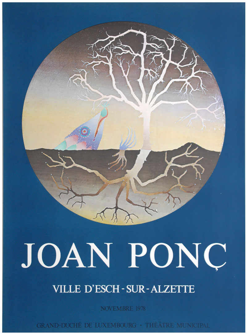 Ponc, Joan - Ville D `Esch - sur - Alzette - Ausstellungsplakat