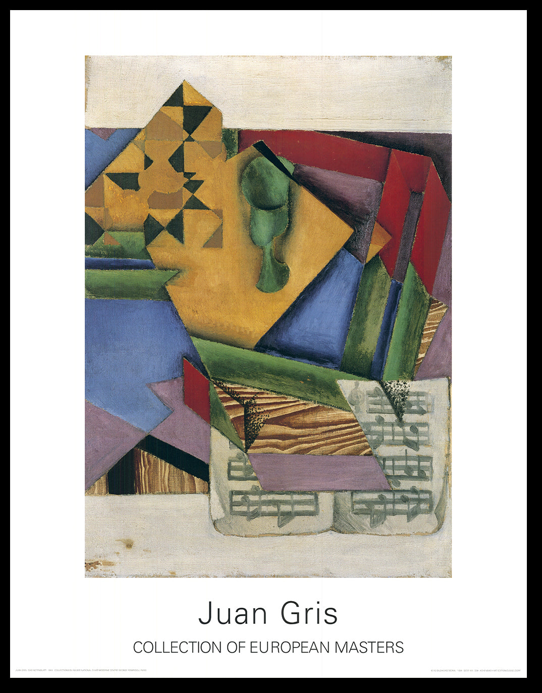 Gris, Juan - Partitions - Recueil de maîtres européens