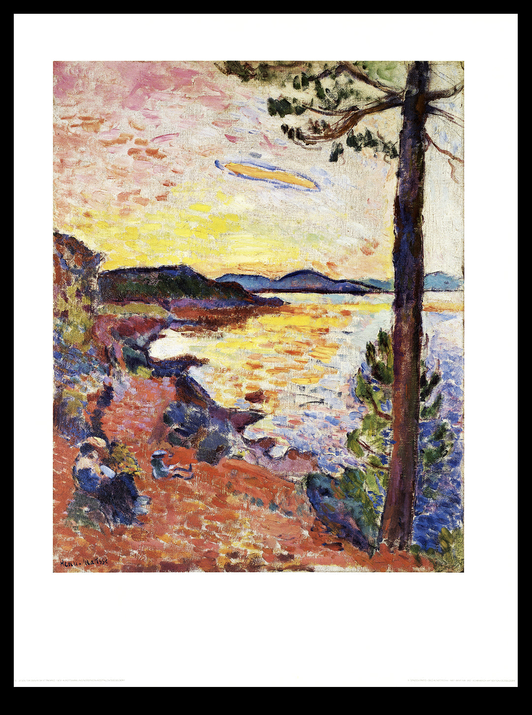 Matisse, Henri - Le Gouter (Golfe de Saint-Tropez) - Impression d'art