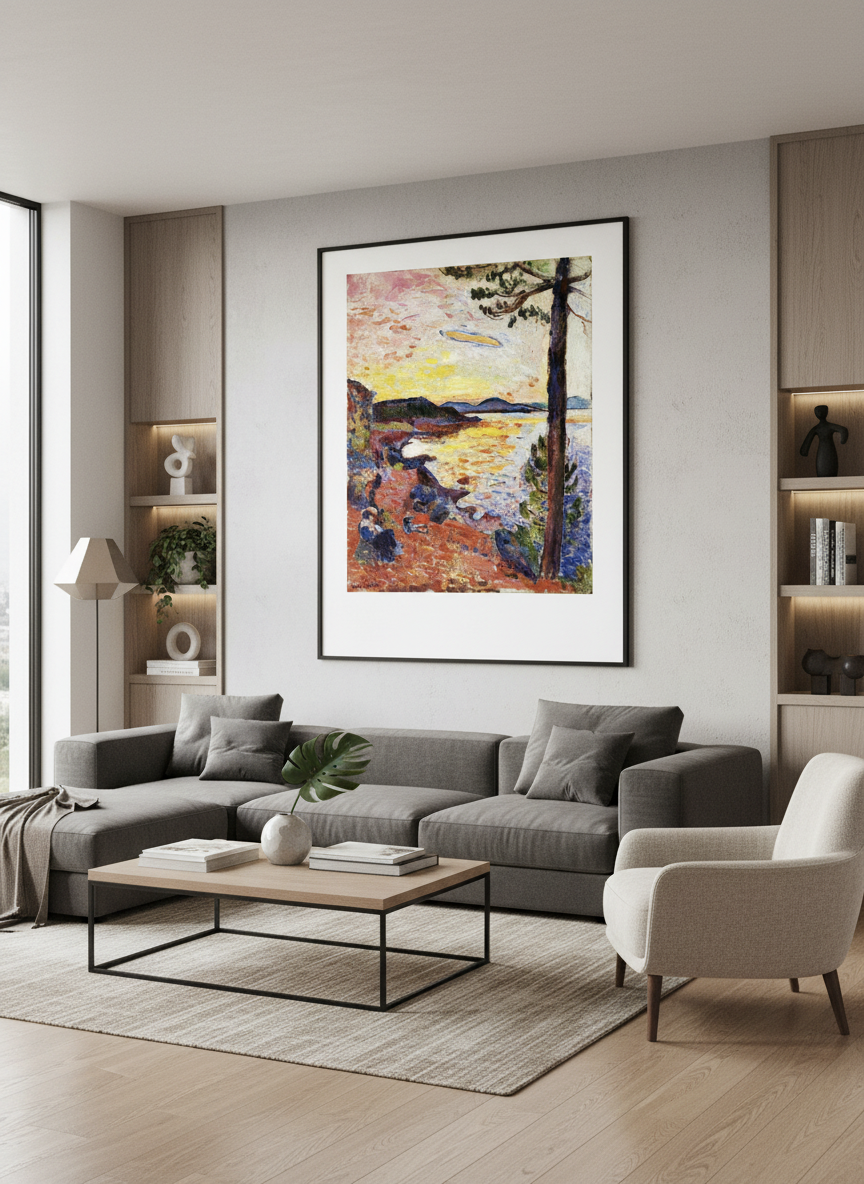 Matisse, Henri - Le Gouter (Golfe de Saint-Tropez) - Impression d'art