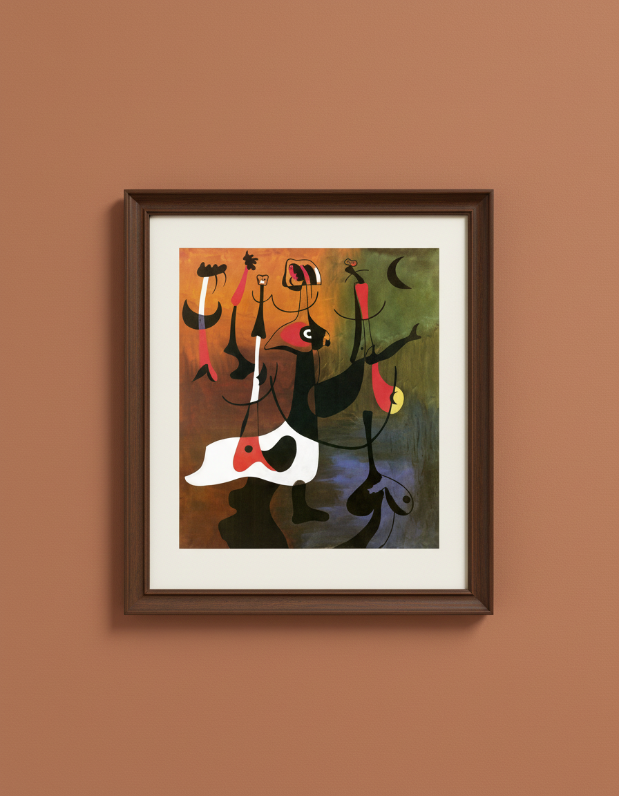 Miró, Joan - Personnages Rythmiques - tirage d'art