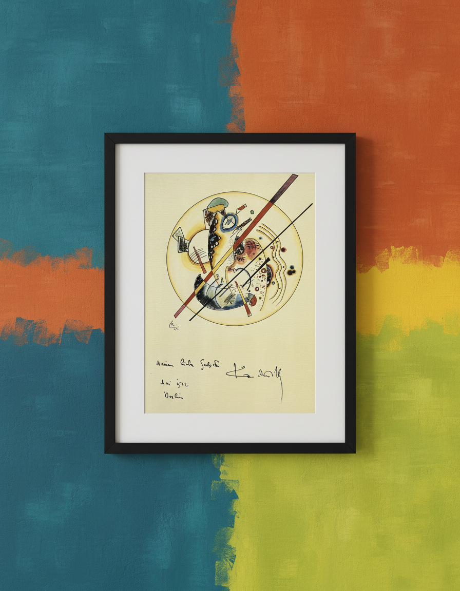 Kandinsky, Wassily - Aquarelle du livre d'or de Galston - Tirage d'art
