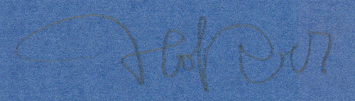 Hoker - À la recherche de plus - signé à la main - Impression UV laquée - signé à la main