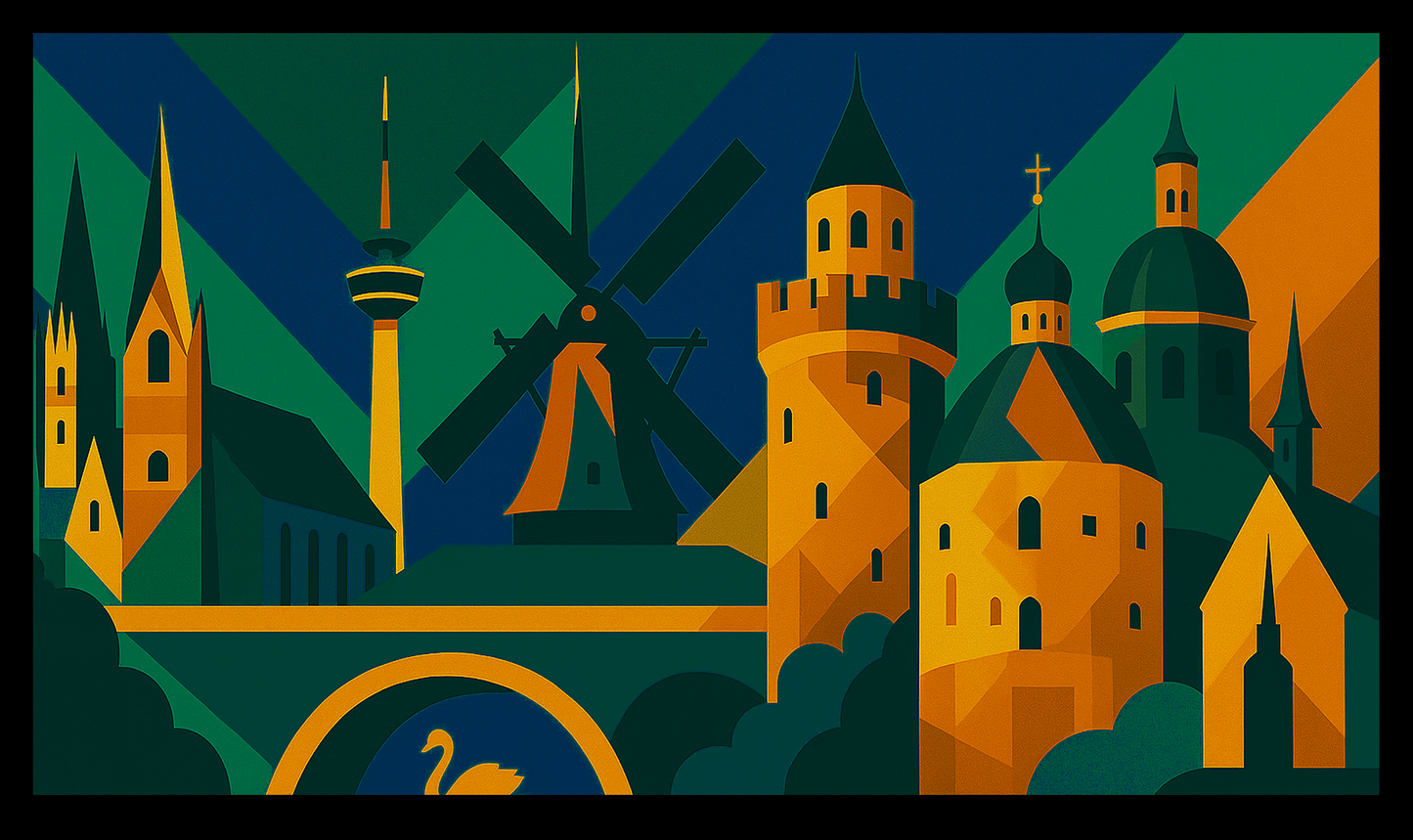 Moccha, Karmen - Quartier de Kleve - Giclée/Hahnemühle - signé à la main