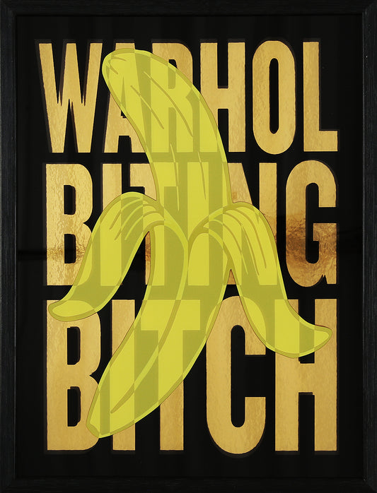 Shuby - Warhol Biting Bitch - Yellow Banana - handsigniert - 3D