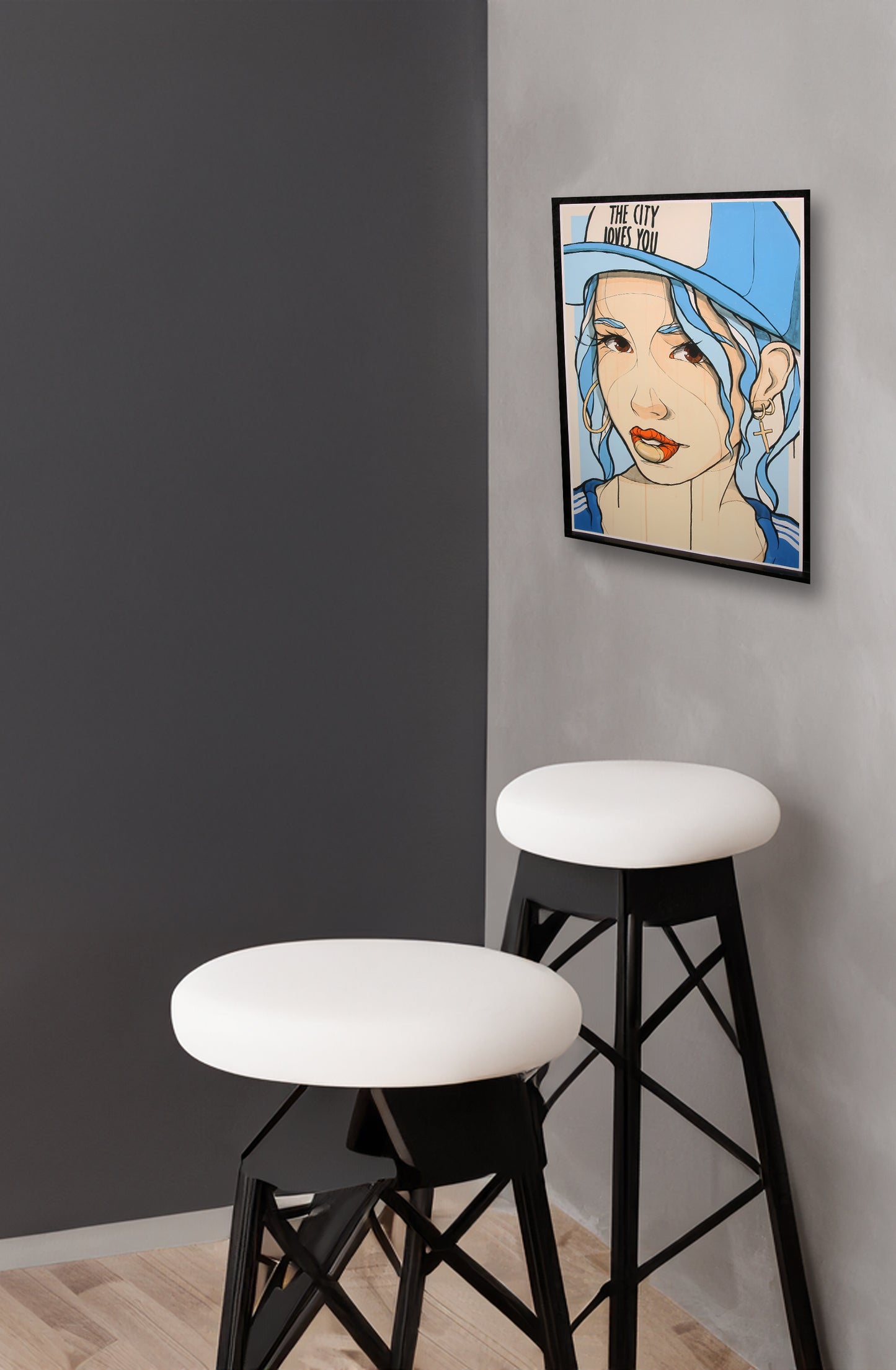 El Bocho - The city loves you - Mini - Giclée - handsigniert