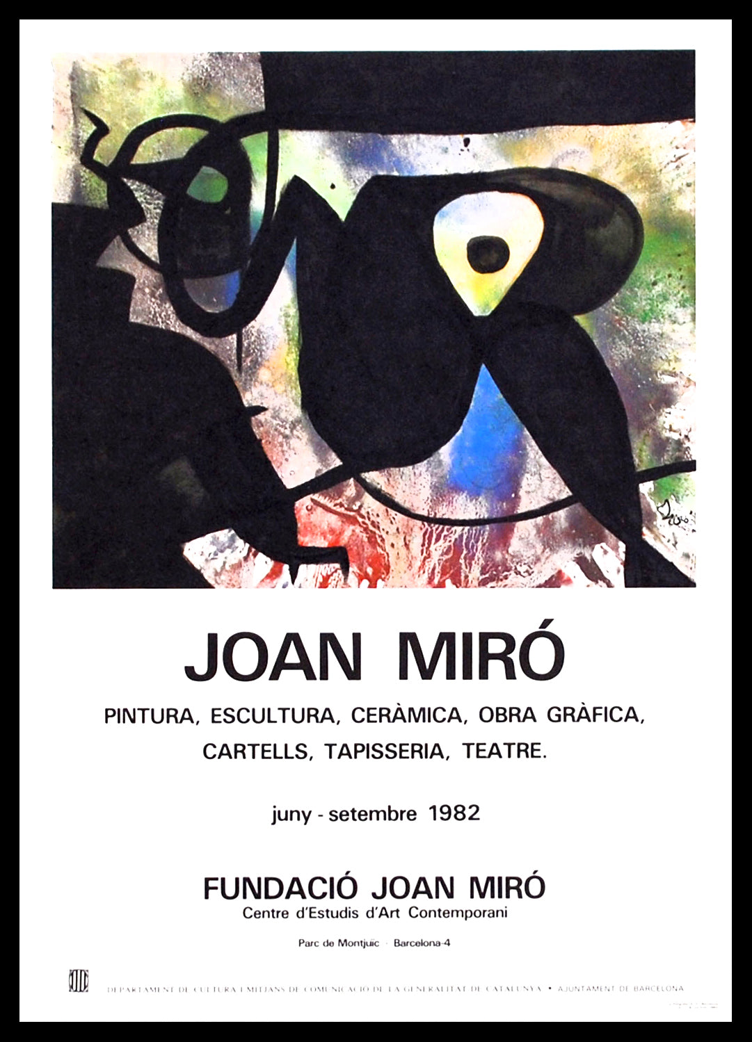 Miró, Joan - Pintura, Escultura Ceramica, 1982 - Kunstdruck