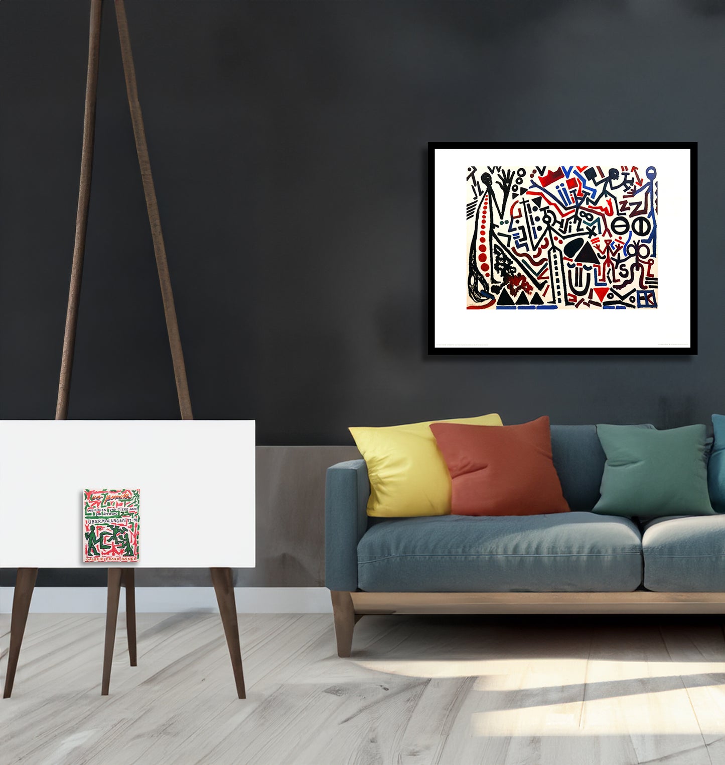 Penck, A.R. - Die Zukunft des Emigranten 2 - Farboffset - 70x90 cm