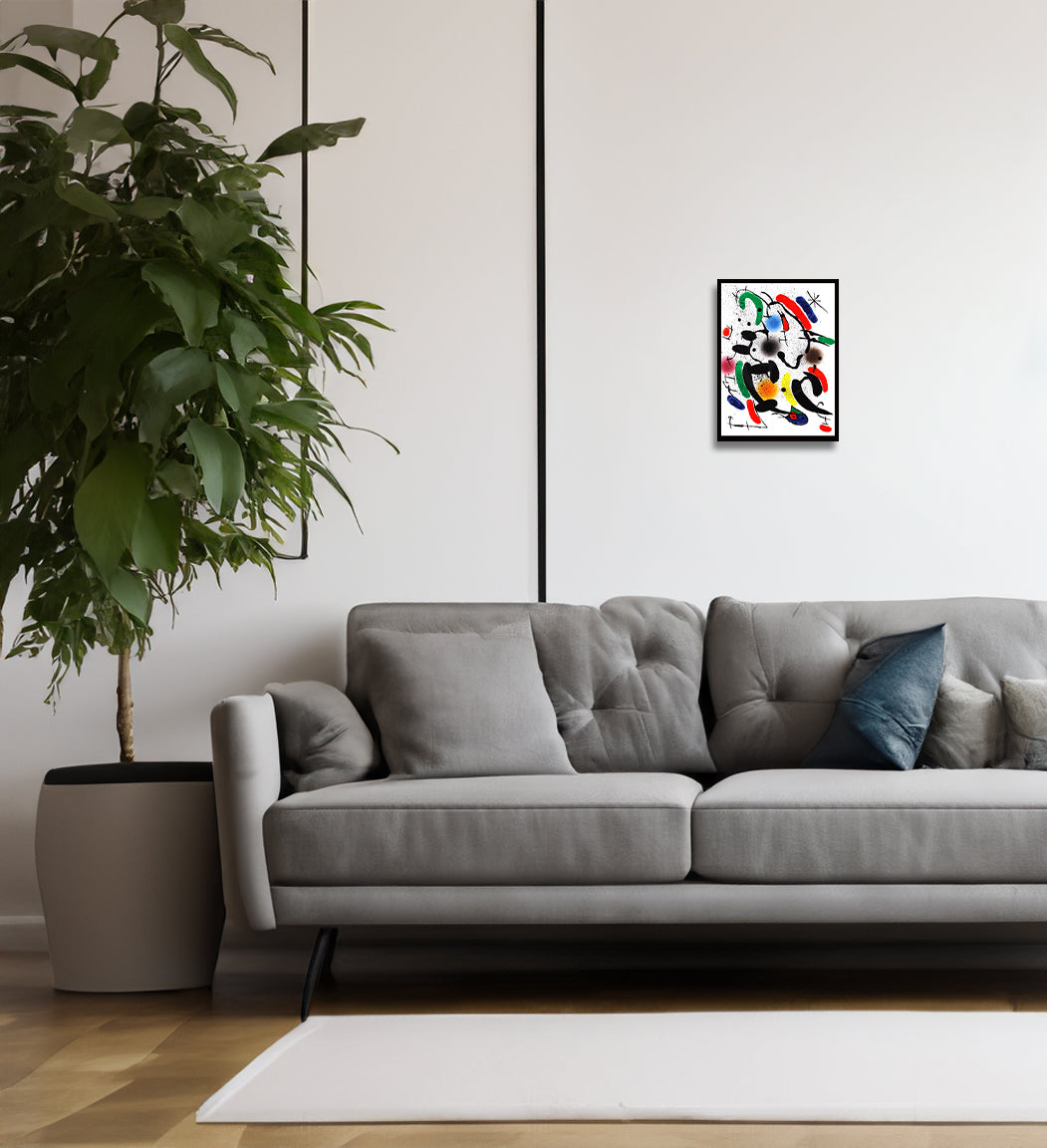 Miró, Joan - Litografia Original VI - Wvz: Mourlot 862 - Lithographie couleur