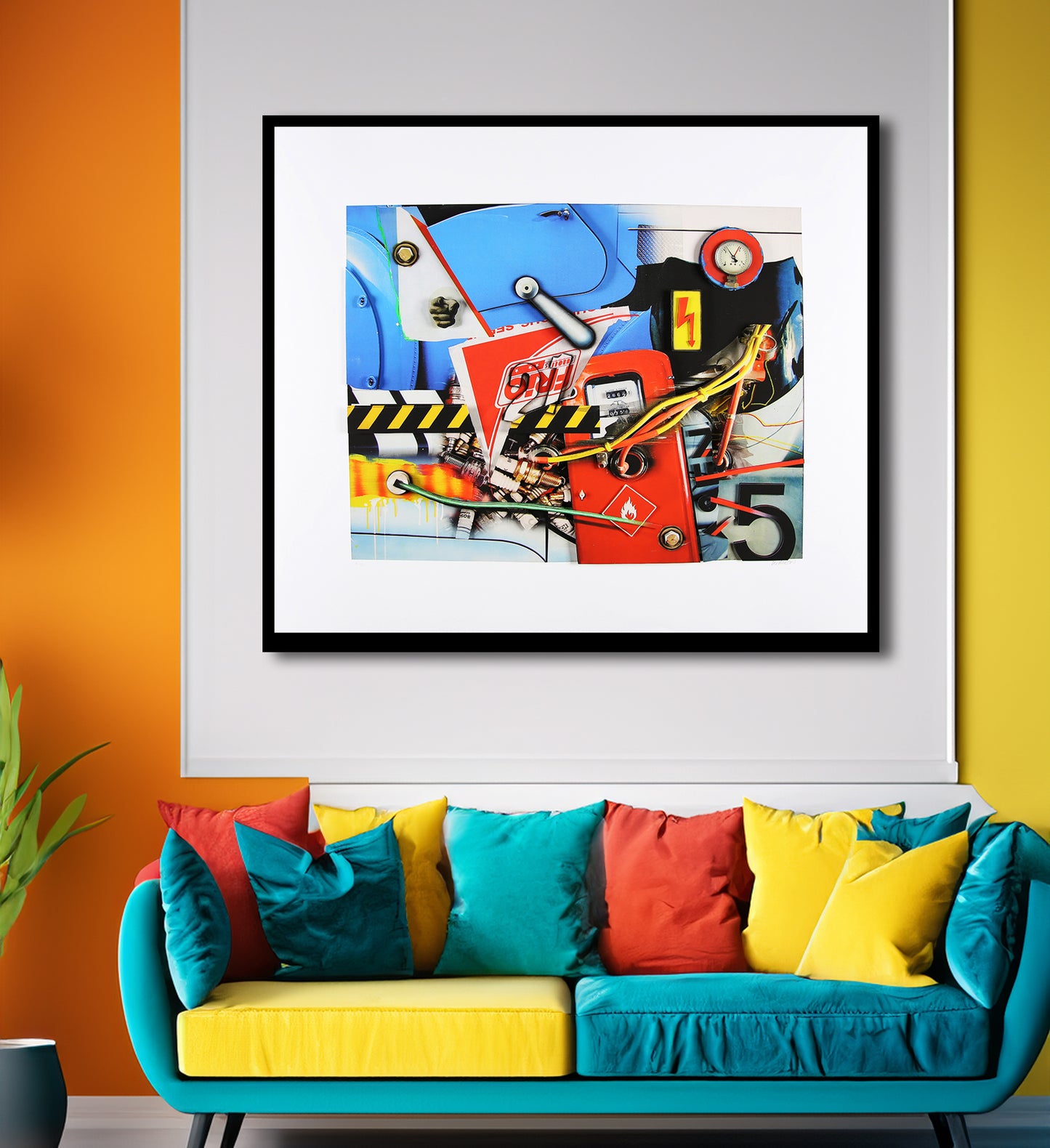 Klasen, Peter - Pompe A Essence - Édition Deluxe (111 x 129 cm) - signée à la main