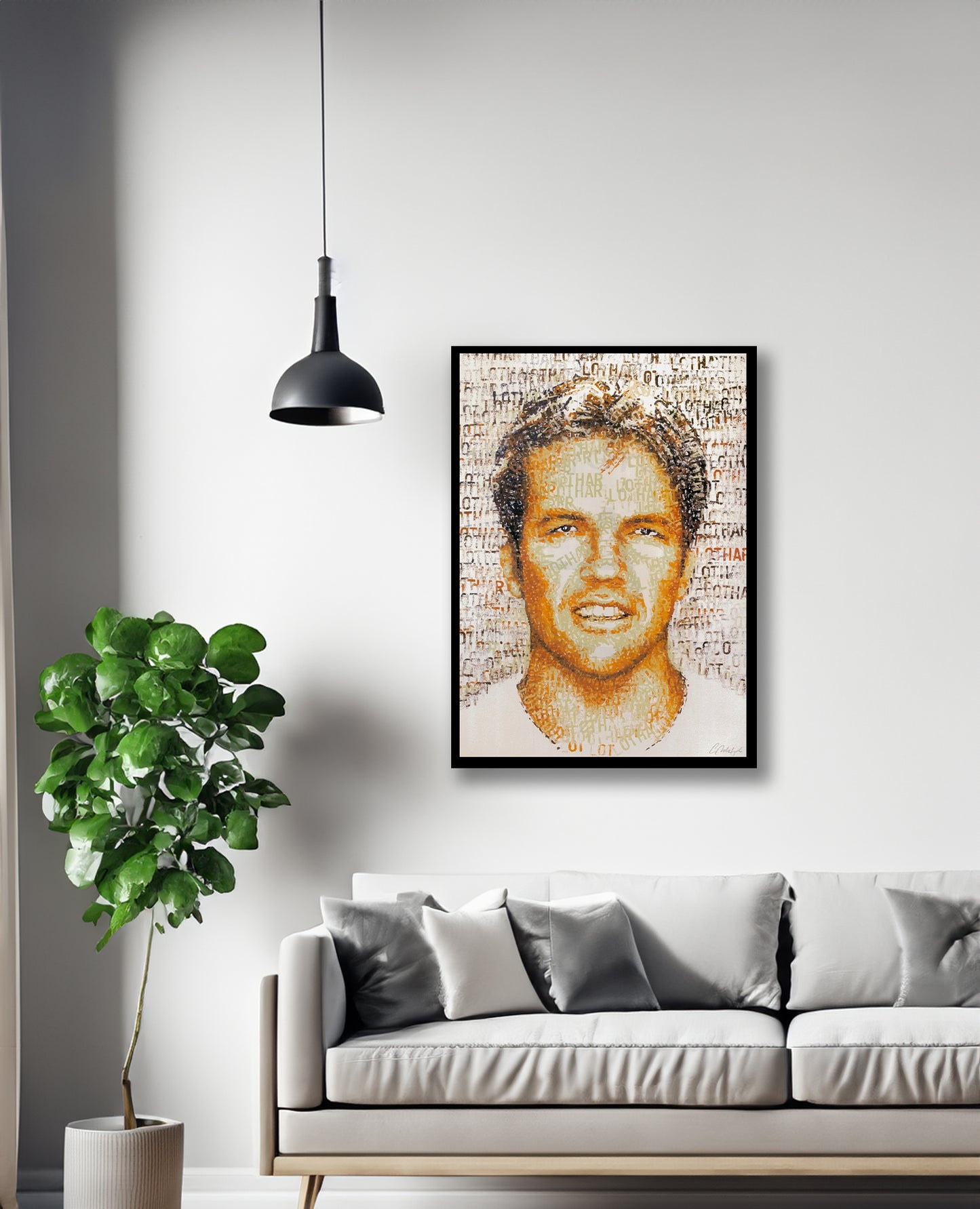 Britz, Chris - Lothar (Lothar Matthäus) - Offsetlithografie - handsigniert