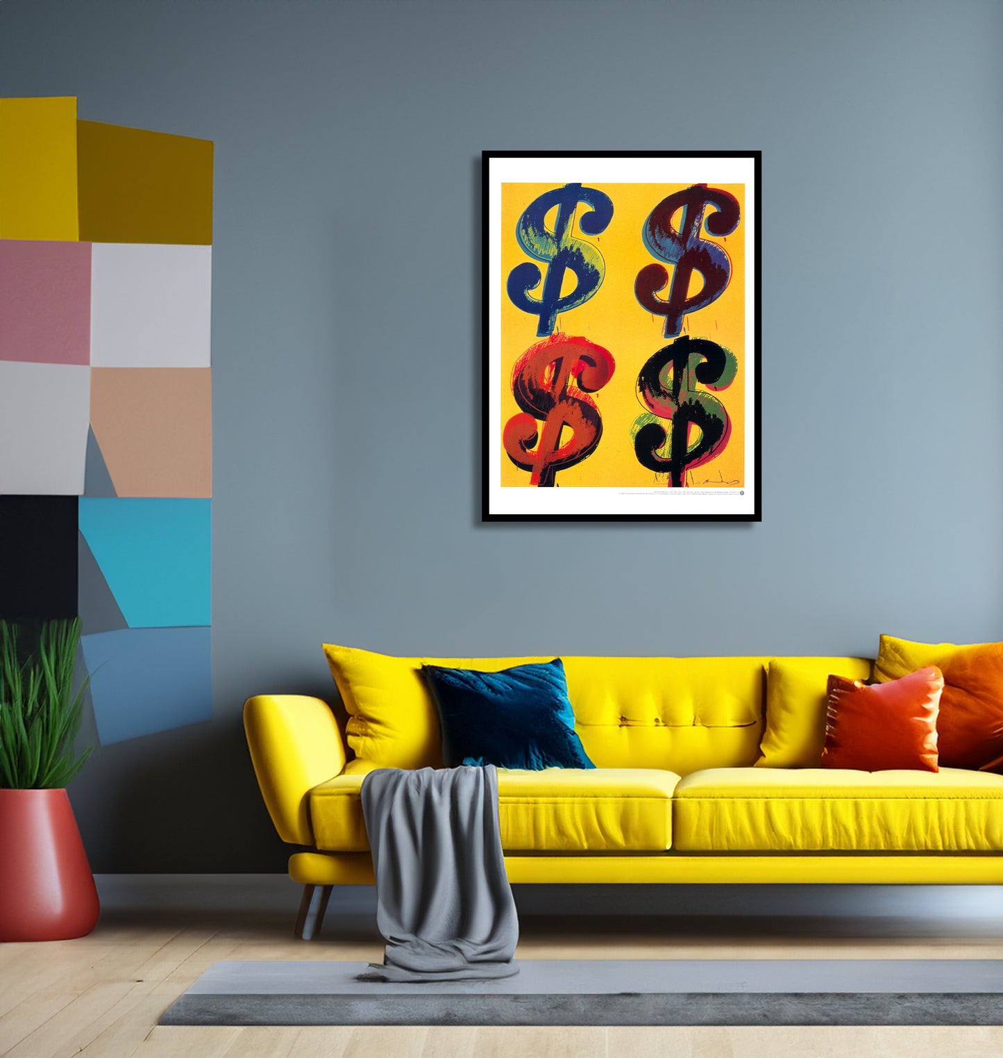 Warhol, Andy - Dollar - Farboffset Lithographie - te Neues Company, NY