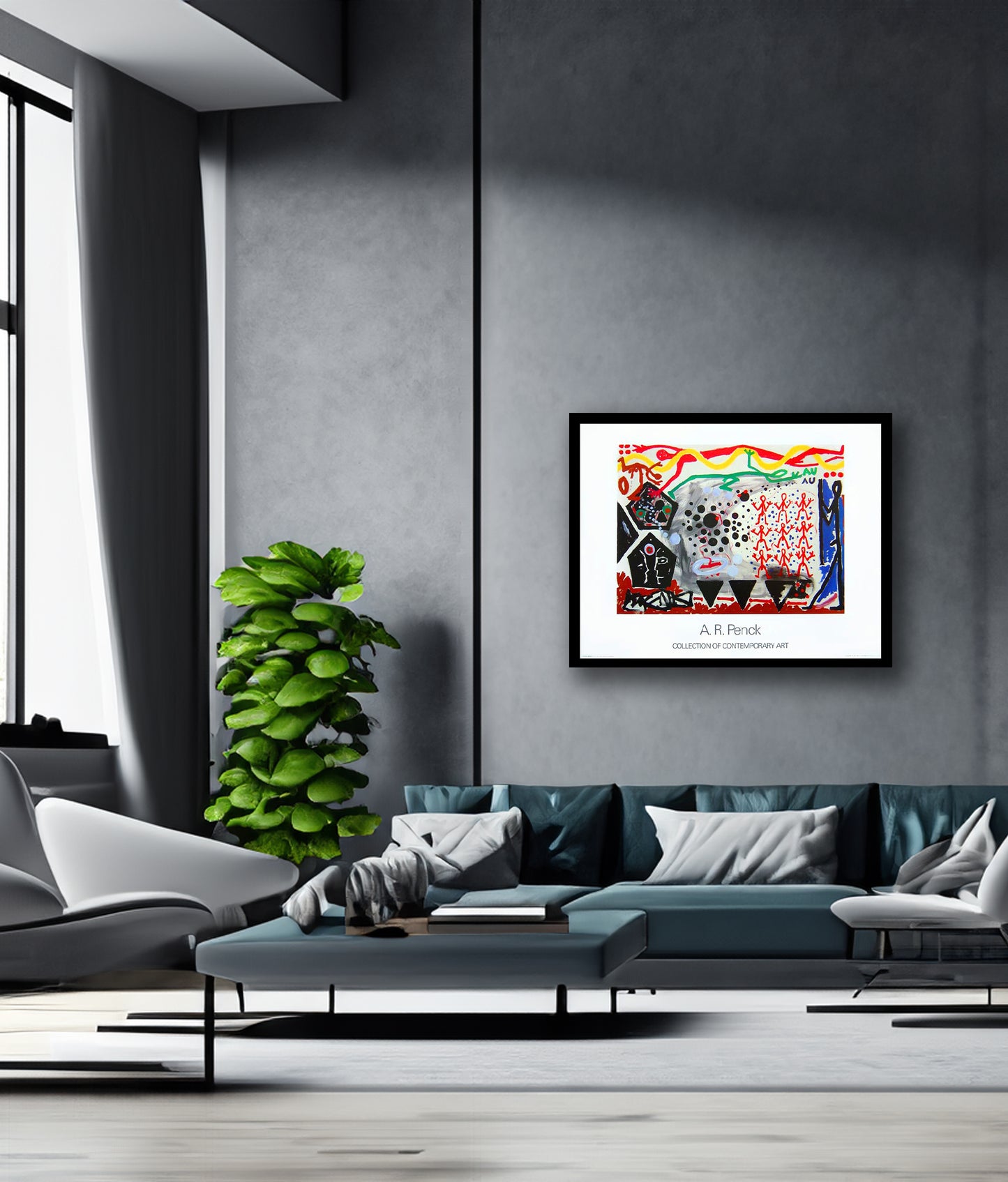 Penck, Arkansas - Événement à New York 2 - Collection d'art contemporain