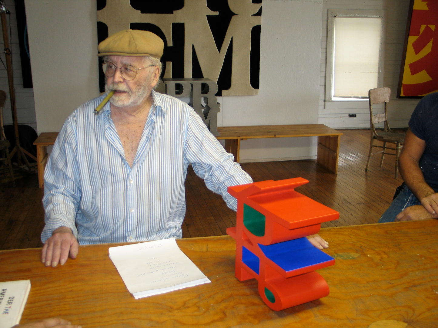 Indiana, Robert - LOVE / PREM - Ceramic sculpture, 2007 - signed