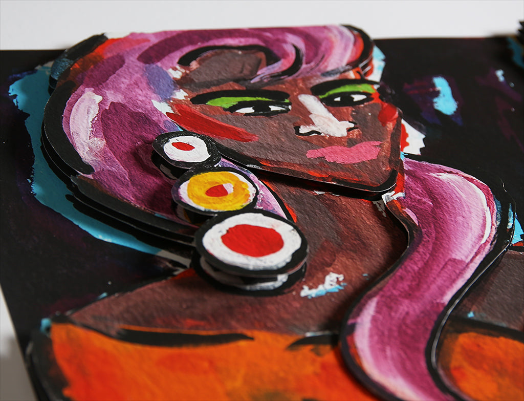 Bach, Elvira - Faith, Love, Hope! - 3D Construction / Hahnemühle