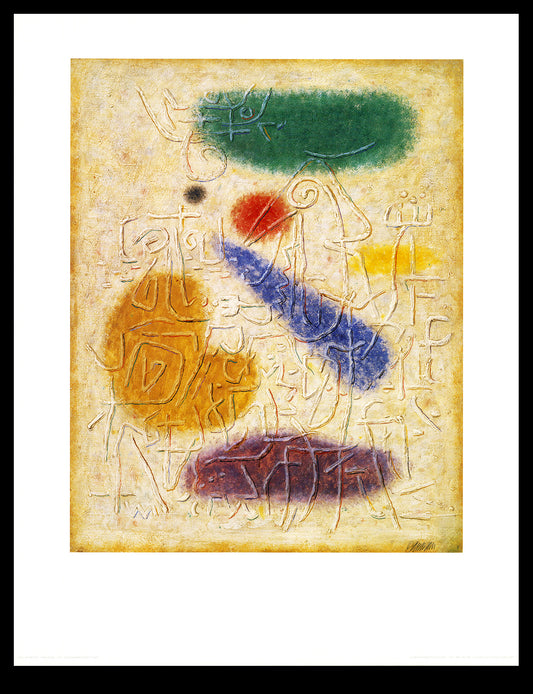 Baumeister, Willi - Tempelmuur - kunstprint