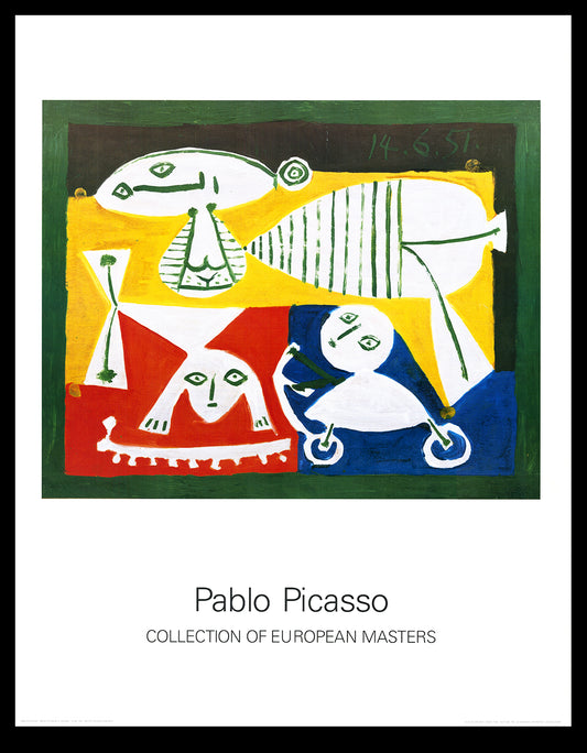 Picasso, Pablo - Mére et enfants jouant - Collectie Europese Meesters - kunstprint