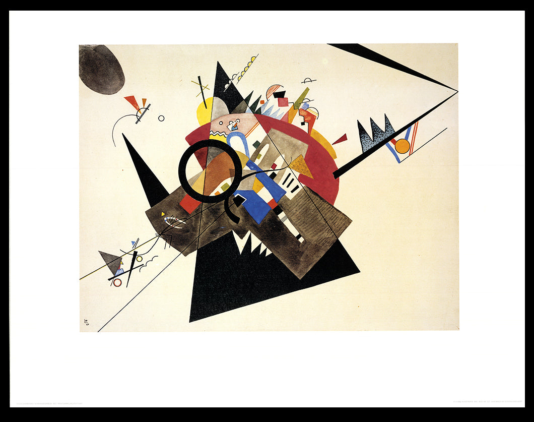 Kandinsky, Wassily - Zwarte Driehoek - Kunstdruk