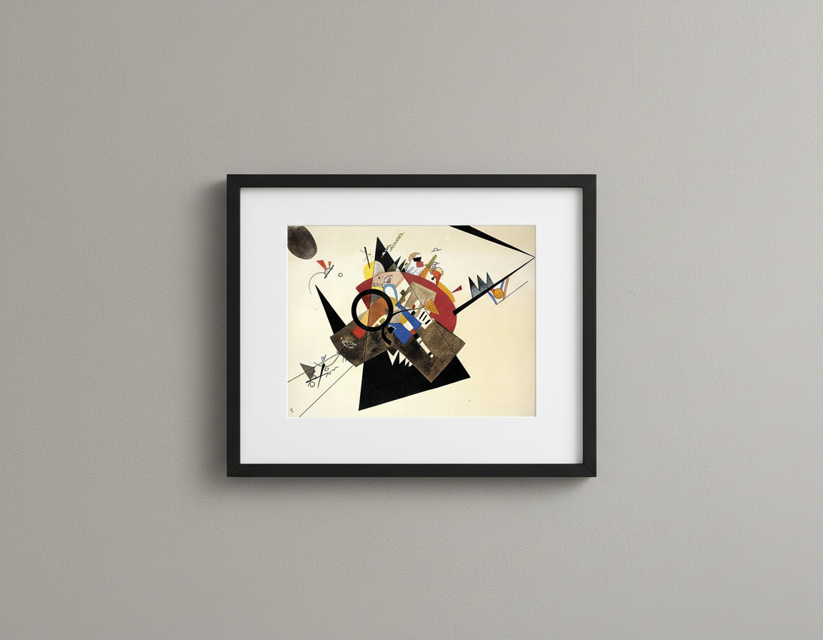 Kandinsky, Vassily - Triangle noir - Tirage d'art