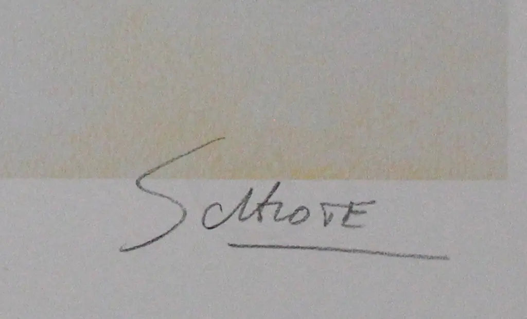 Schlote, Wilhelm - ohne Titel - handsigniert - Giclee Clever Art