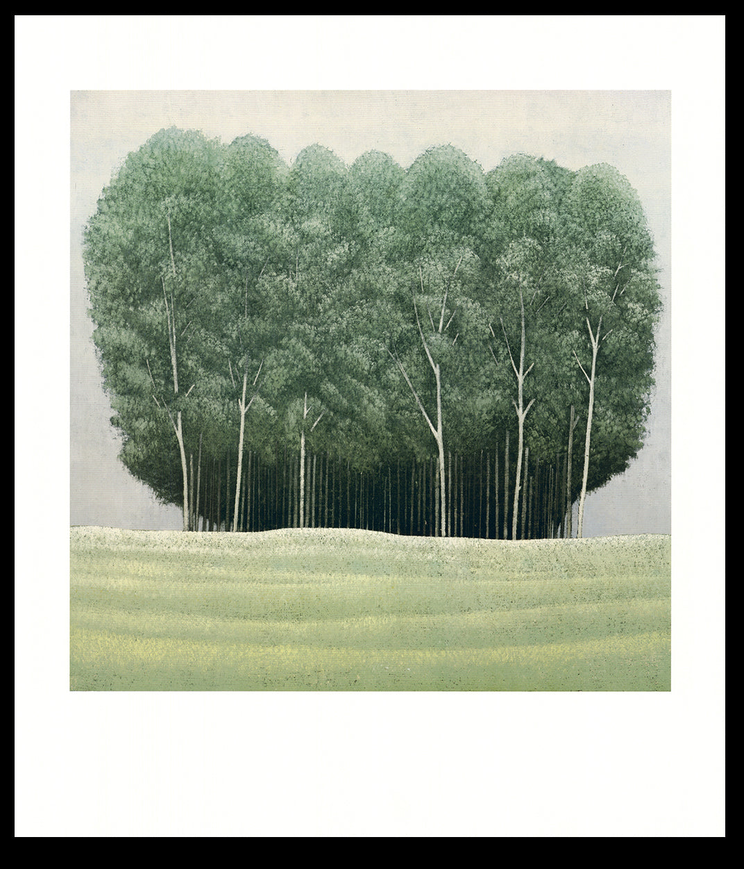 Taubert, Gerhard - Das Wäldchen - Farboffsetlithografie