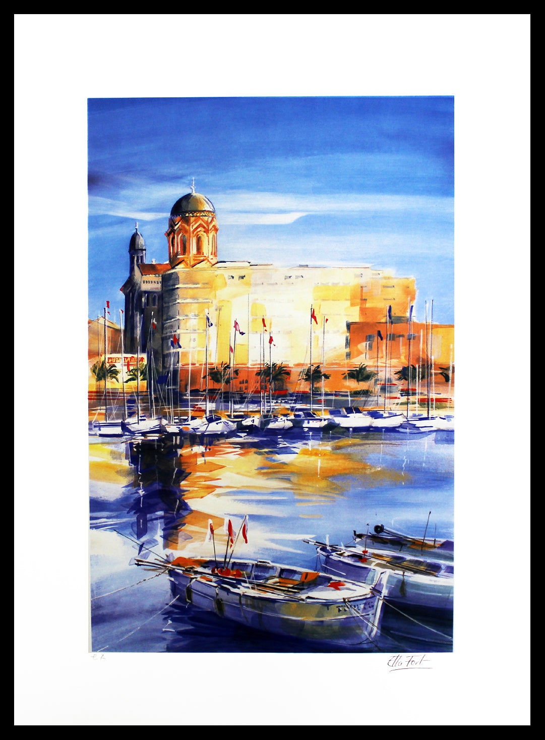 Fort, Ella - St. Raphael - hand signed - color lithograph