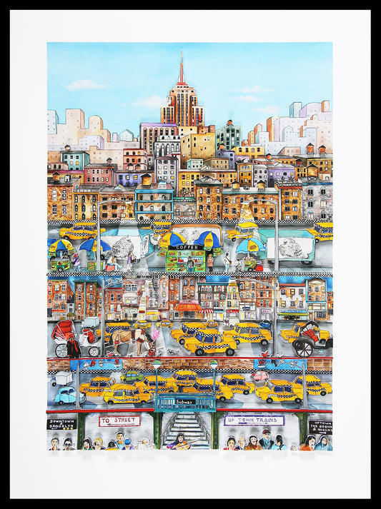 Pergola, Linnea - New York City Layers - Giclée - handsigniert