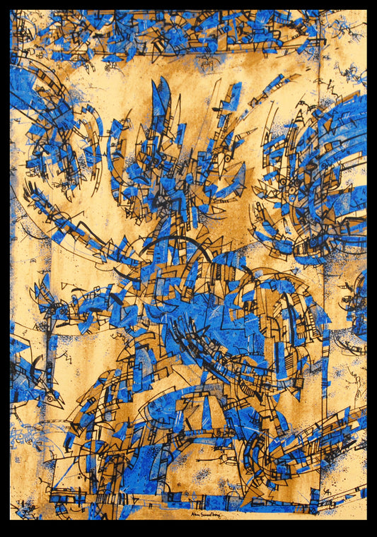 Sundberg, Alan - Flock of Birds, 1980 - Kleurenlithografie