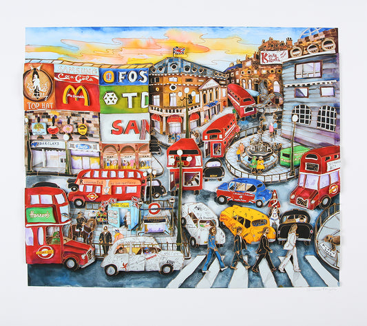 Pergola, Linnea - Picadilly Circus - Deluxe - hand signed - Giclee