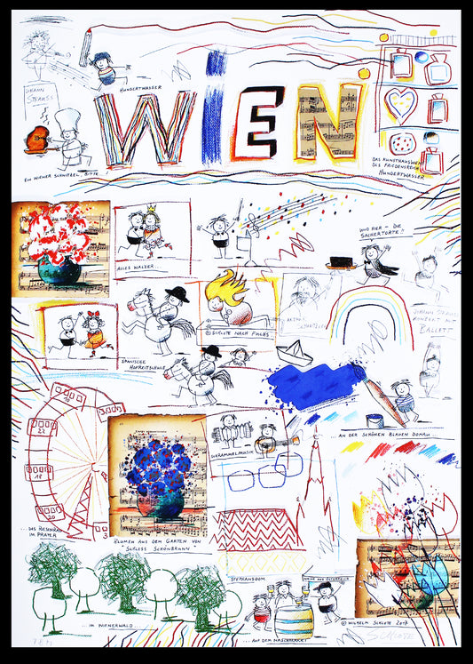 Schlote, Wilhelm - Wien - Giclee/Hahnemühle - handsigniert