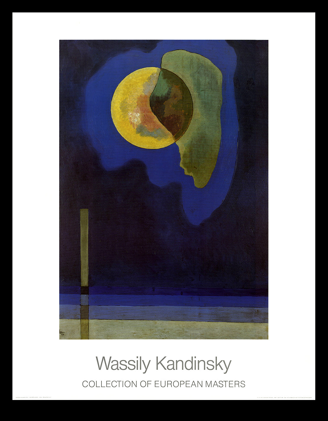 Kandinsky, Wassily - Gele Cirkel - Collectie van Europese Meesters