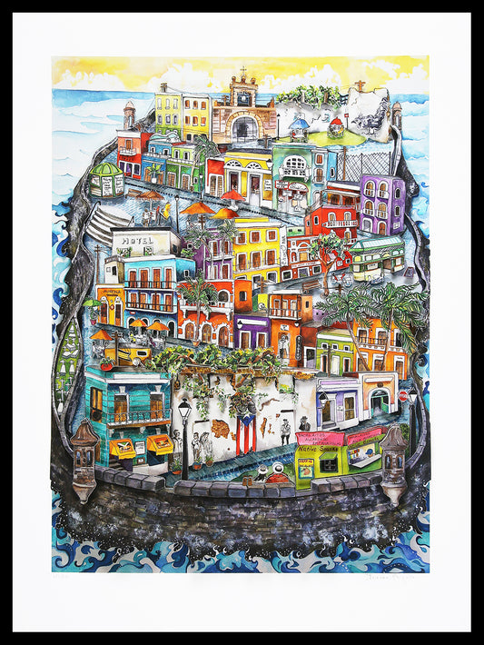 Pergola, Linnea - Old San Juan / Puerto Rico - Giclée - handsigniert