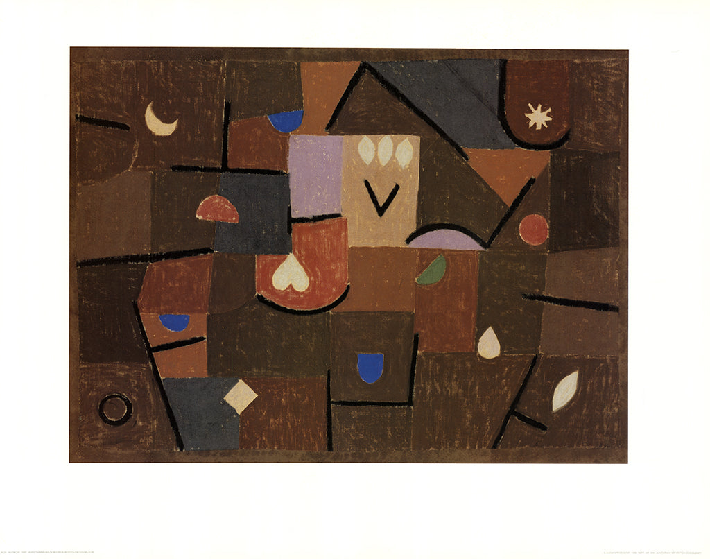 Klee, Paul - Kleinode - Kunstdruck nach dem Original von 1937