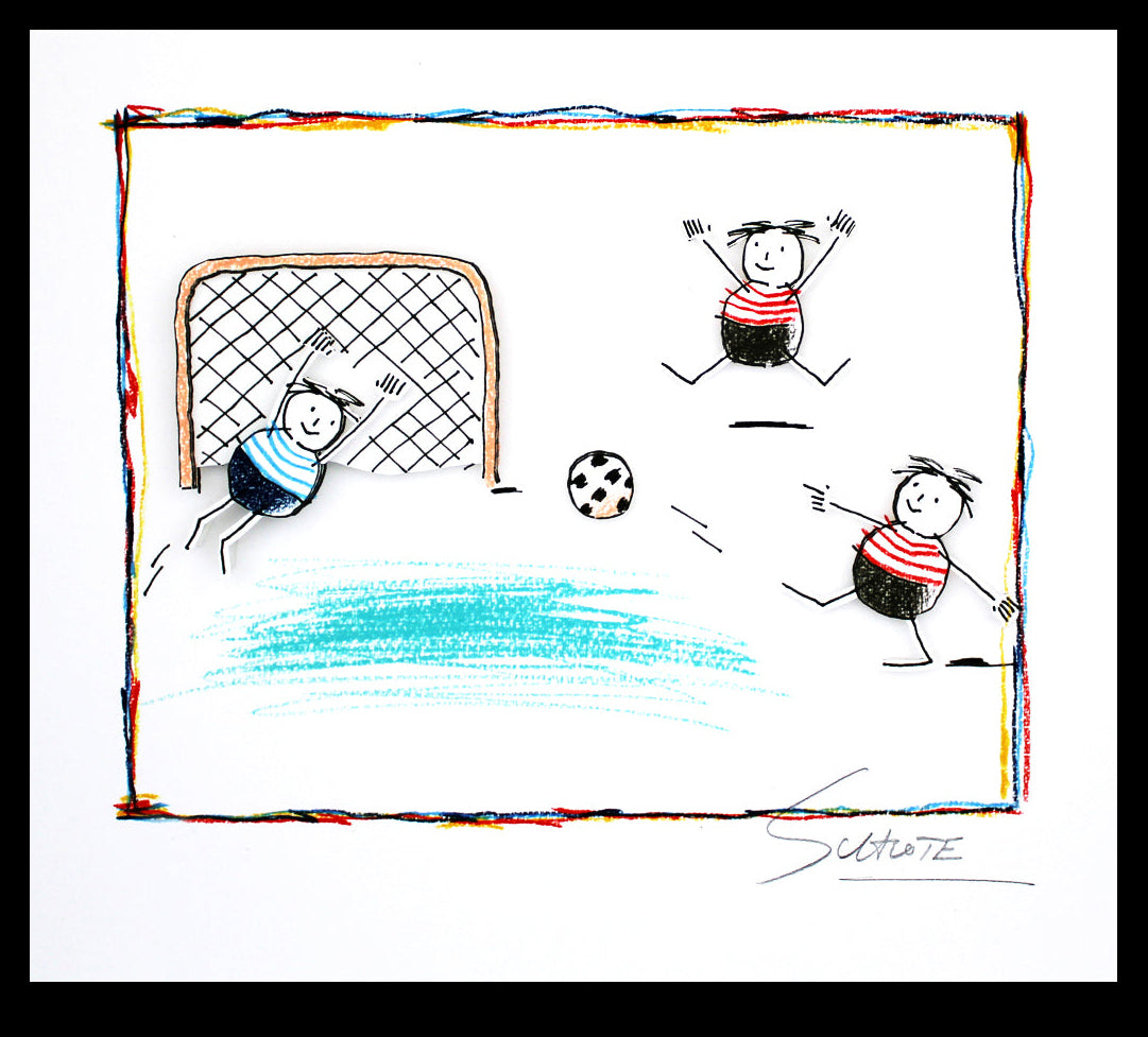 Schlote, Wilhelm - Football, 2016 - Giclee - hand signed