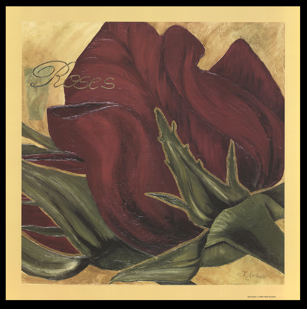Gerstner, Heidi - Roses rouges, 2004 - offset couleur