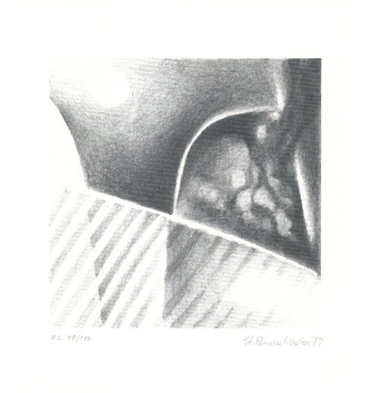 Panzakiewicz, Stanislaw - Composition - noir et blanc - signée à la main