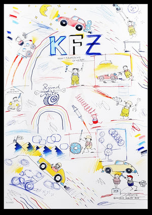 Schlote, Wilhelm - Kfz - Giclee/Hahnemühle - handsigniert