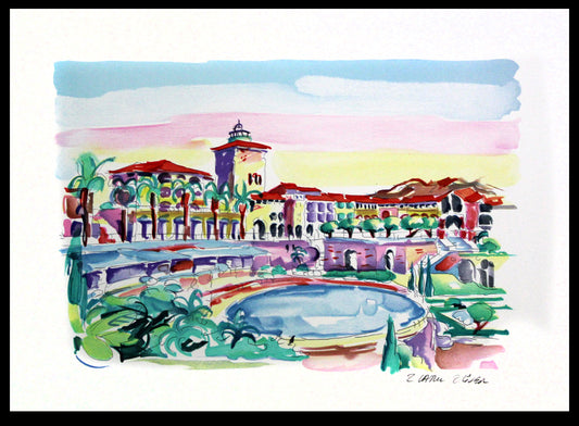 Oliver, Zladku - Monaco - hand signed - color lithograph