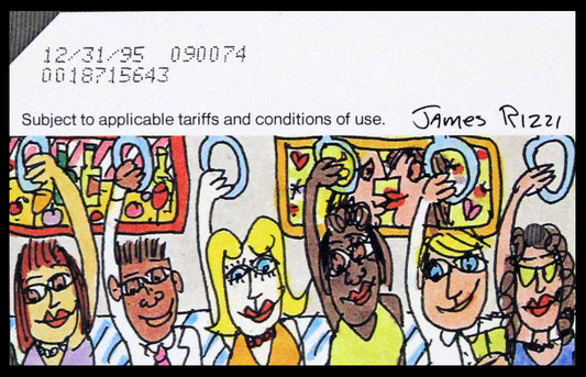 Rizzi, James - Metro Card  - Sammlerkarte - Subway Riders