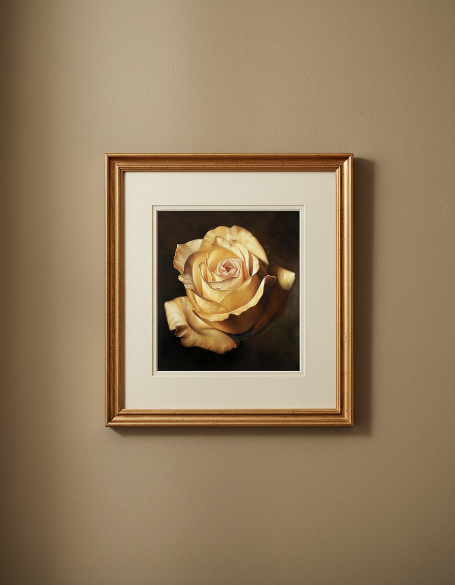 La Magie de la Rose - Campana, Franco - Rose Jaune - Estampe