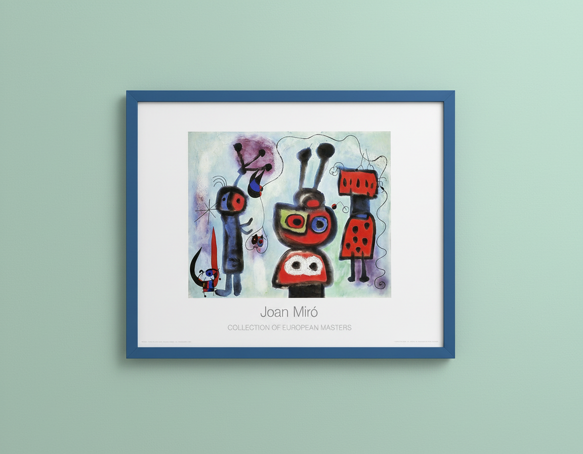 Miró, Joan - L´ Oiseau au regard calme [...] - Collection de maîtres européens - tirage d'art